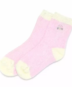 Japan Original Characters Hello Kitty Embroidered Chenille Ankle Socks