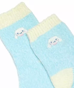 Japan Original Characters Cinnamoroll Embroidered Chenille Ankle Socks