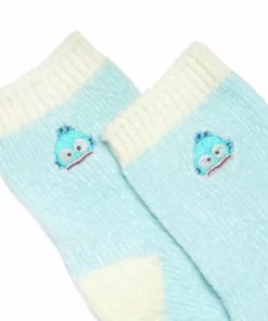 Japan Original Hangyodon Embroidered Chenille Ankle Socks Bags+