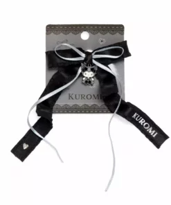 Japan Original Bags+ Kuromi Ribbon Hair Clip (Midnight MeloKuro) 9 Japan Original Bags+ Kuromi Ribbon Hair Clip (Midnight MeloKuro)