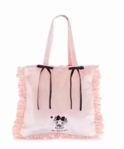 Japan Original Bags+ My Melody Velvet Tote Bag (Midnight MeloKuro)