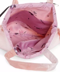 Japan Original Bags+ My Melody Velvet Tote Bag (Midnight MeloKuro)