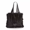 Japan Original Kuromi Velvet Tote Bag (Midnight MeloKuro)