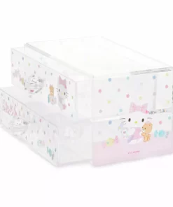 Japan Original Hello Kitty 2-Drawer Desk Organizer