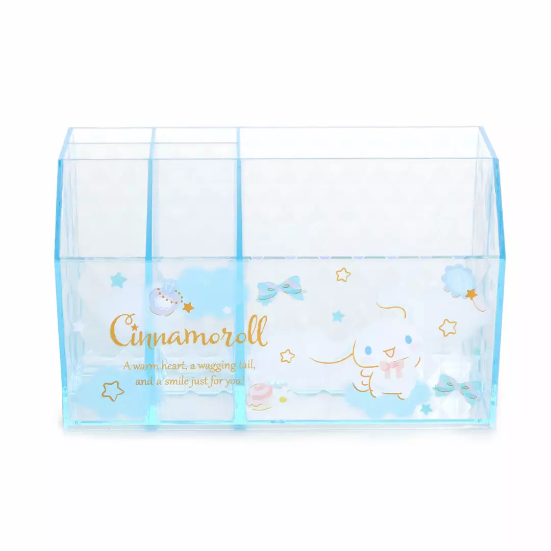 Japan Original Cinnamoroll Acrylic Desk Caddy Home 4 Japan Original Cinnamoroll Acrylic Desk Caddy Home