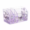 Japan Original Home Kuromi Acrylic Desk Caddy 2 Japan Original Home Kuromi Acrylic Desk Caddy
