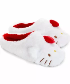 Japan Original Hello Kitty Plush House Slippers