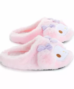 Japan Original My Melody Plush House Slippers