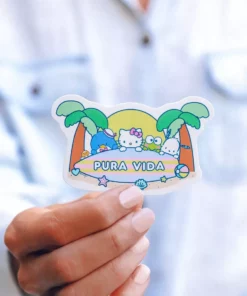 Pura Vida (Creative Genius) Pura Vida X Hello Kitty And Friends Surfboard Sticker