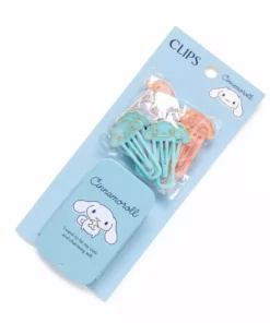 Japan Original Characters Cinnamoroll Paperclips With Storage Tin (Smokey Colors Series)
