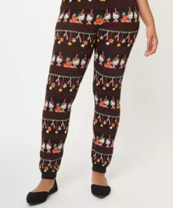 Hello Kitty X Unique Vintage Sycamore Knit Leggings