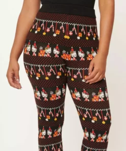 Hello Kitty X Unique Vintage Sycamore Knit Leggings