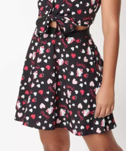 Hello Kitty X Unique Vintage Flare Skirt Characters