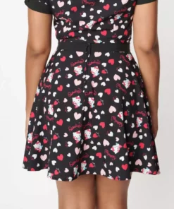Hello Kitty X Unique Vintage Flare Skirt Characters