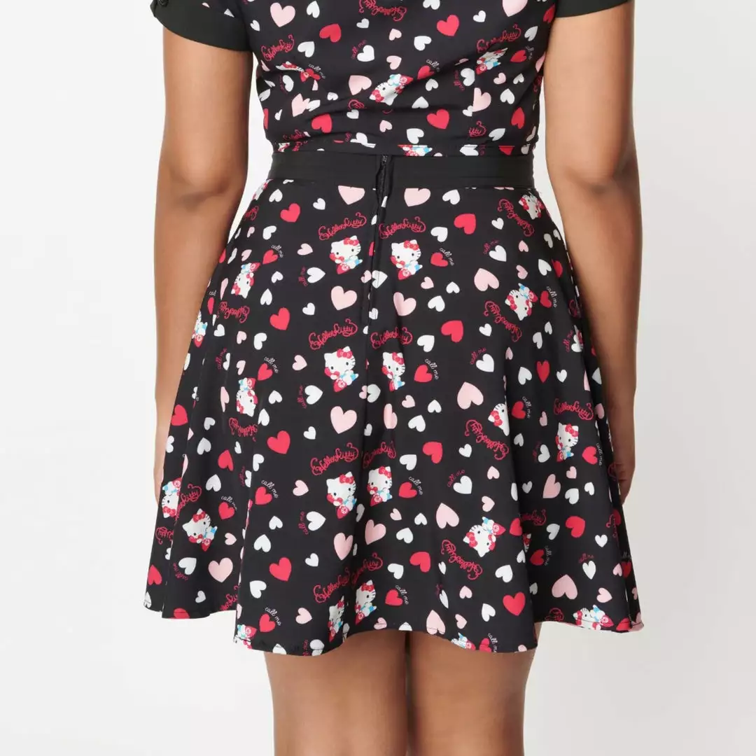 Hello Kitty X Unique Vintage Flare Skirt Characters 4 Hello Kitty X Unique Vintage Flare Skirt Characters