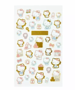 Sanrio Original New Hello Kitty Gold Accent Sticker Sheet