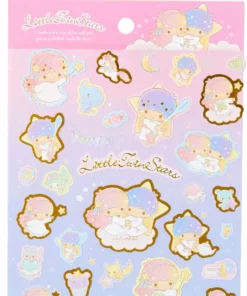Sanrio Original LittleTwinStars Gold Accent Sticker Sheet