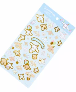 Sanrio Original New Cinnamoroll Gold Accent Sticker Sheet