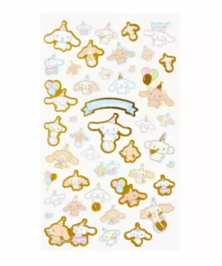 Sanrio Original New Cinnamoroll Gold Accent Sticker Sheet