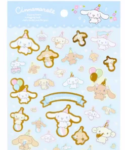 Sanrio Original New Cinnamoroll Gold Accent Sticker Sheet