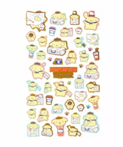Sanrio Original Pompompurin Gold Accent Sticker Sheet