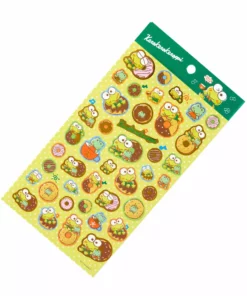 Sanrio Original New Keroppi Gold Accent Sticker Sheet