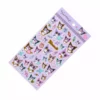 Sanrio Original New Kuromi Gold Accent Sticker Sheet