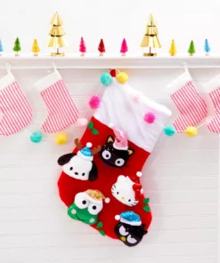 HUNET USA Holiday 2021 Sequin Hello Kitty & Friends Stocking New
