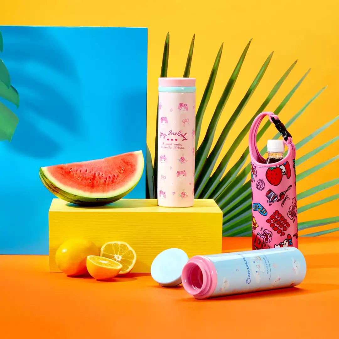 HUNET GLOBAL CREATIONS, INC. My Melody Drink Carrier Characters