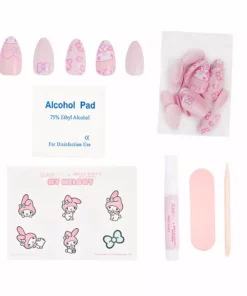 My Melody X Glamnetic Press-On Nail Kit Home