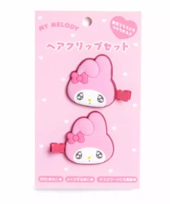 Japan Original My Melody Hair Clips (Emo Kyun Series) New