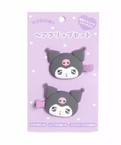 Japan Original Kuromi Hair Clips (Emo Kyun Series)