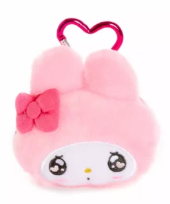 Japan Original My Melody Carabiner Coin Purse (Emo Kyun Series)