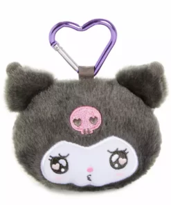 Japan Original Kuromi Carabiner Coin Purse (Emo Kyun Series)