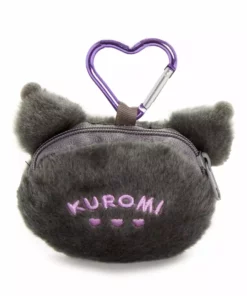 Japan Original Kuromi Carabiner Coin Purse (Emo Kyun Series)