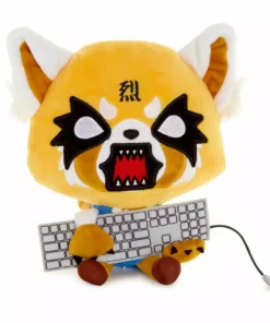 Gund/Spin Master New Aggretsuko Keyboard Rage Plush
