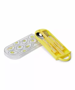 CLEVER IDIOTS Gudetama Sunny Side Up Utensil Set