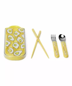 CLEVER IDIOTS Gudetama Sunny Side Up Utensil Set