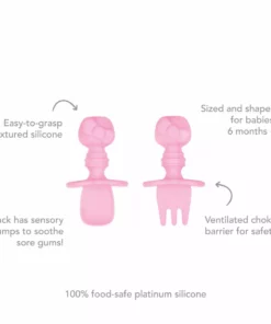 Characters Hello Kitty X Bumkins Baby Silicone Chewtensils 10 Characters Hello Kitty X Bumkins Baby Silicone Chewtensils