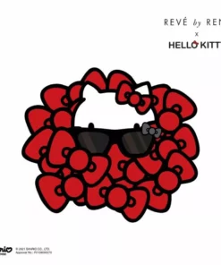 REVE (Black Truffle) Hello Kitty X REVÉ By RENÉ Biu Biu Sunglasses (Bow Red) Characters
