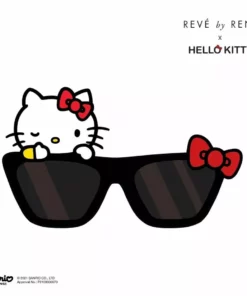 REVE (Black Truffle) Hello Kitty X REVÉ By RENÉ Biu Biu Sunglasses (Black Beauty)