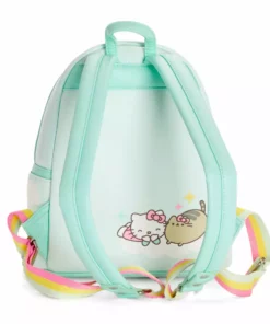 Loungefly Bags+ Hello Kitty X Pusheen "Balloons & Rainbows" Mini Backpack