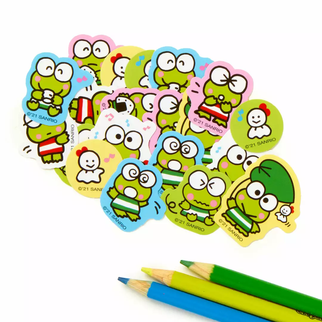 HUNET USA Characters Keroppi Mini Sticker Pack 5 HUNET USA Characters Keroppi Mini Sticker Pack