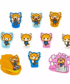 HUNET USA Aggretsuko Mini Sticker Pack Characters