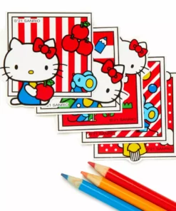 HUNET USA Hello Kitty Photo Big Sticker Pack