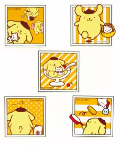 HUNET USA Pompompurin Photo Big Sticker Pack Characters