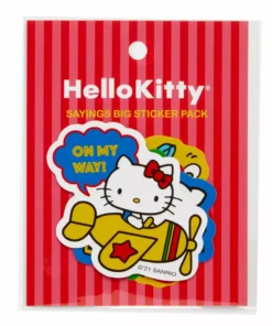 HUNET USA Hello Kitty Sayings Big Sticker Pack