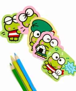 HUNET USA Keroppi Sayings Big Sticker Pack
