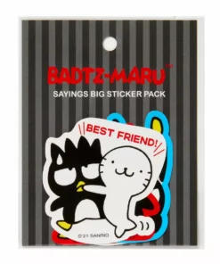 HUNET USA Characters Badtz-maru Sayings Big Sticker Pack