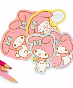 HUNET USA My Melody Sayings Big Sticker Pack